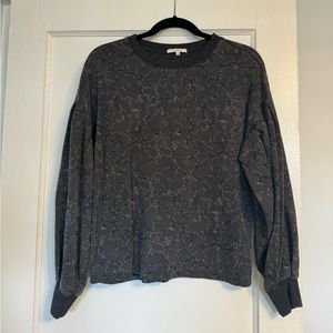 Z Supply Long Sleeve Size M Dark Top